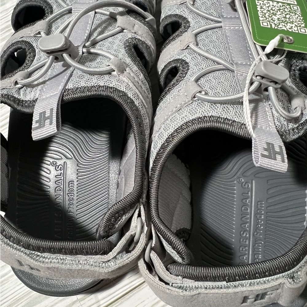 HF Baresandals I Ergonomic Lightweight Barefoot Sandals grey EU 40 men’s 7-7.5 - Picture 8 of 13